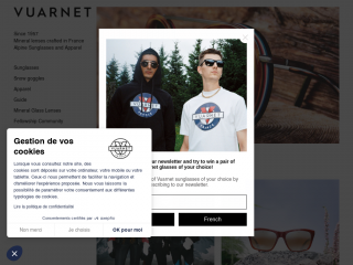 vuarnet.com screenshot