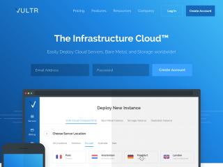 vultr.com screenshot