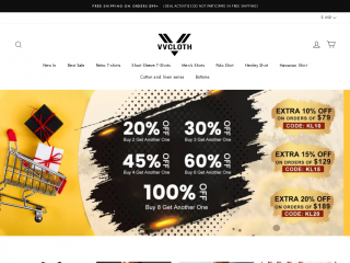 vvcloth.com screenshot