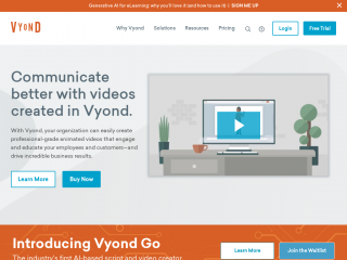 vyond.com screenshot