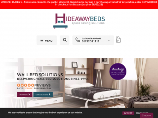 wallbeds.co.uk screenshot