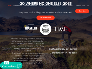 wanderbusecuador.com screenshot