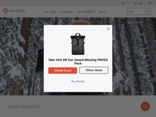 wandrd.com screenshot