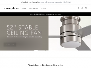 warmiplanetstore.com screenshot