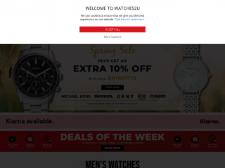 watches2u.com screenshot