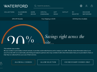 waterford.com screenshot