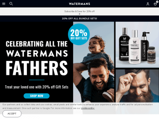 watermanshair.com screenshot