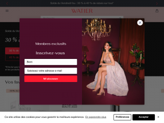 watier.com screenshot