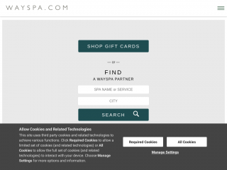 wayspa.com screenshot