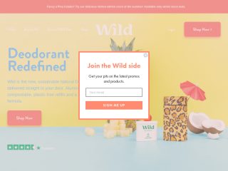 wearewild.com screenshot