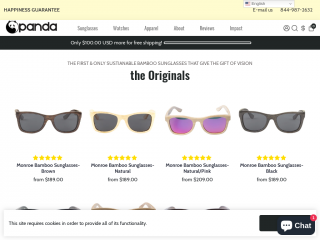 wearpanda.com screenshot