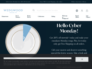 wedgwood.com screenshot