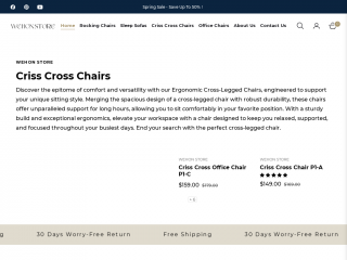 wehonstore.com screenshot