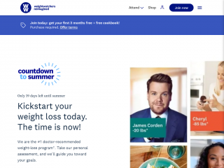 weightwatchers.com screenshot
