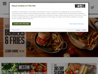 westonbrands.com screenshot