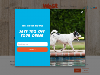 westpaw.com screenshot