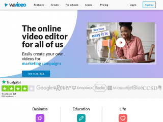 wevideo.com screenshot