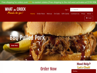 whatacrockmeals.com screenshot