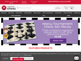 wholesalechess.com screenshot