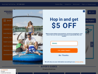wholesalemarine.com screenshot