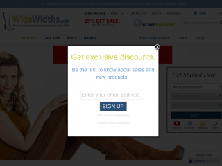 widewidths.com screenshot