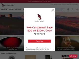 wine.com screenshot