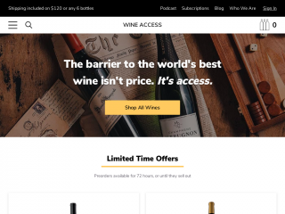 wineaccess.com screenshot