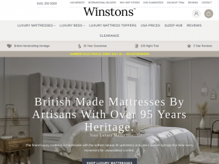 winstonsbeds.com screenshot