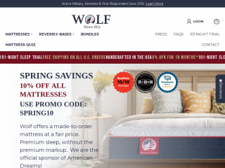 wolfmattress.com