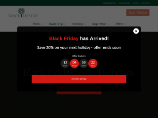 woodleisure.co.uk screenshot