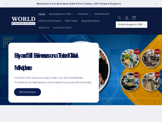 worldbusinessesforsale.com screenshot