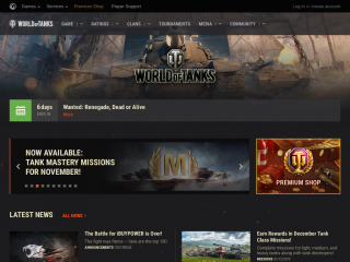 worldoftanks.com screenshot