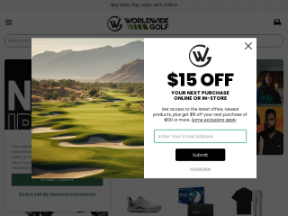 worldwidegolfshops.com screenshot