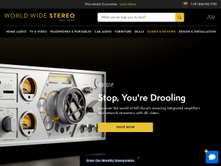 worldwidestereo.com screenshot