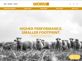 wornbrand.com screenshot