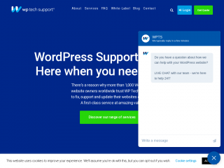 wp-techsupport.com screenshot