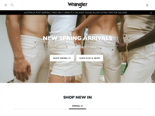 wrangler.com.au screenshot