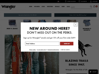 wrangler.com screenshot