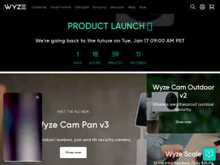 wyze.com screenshot