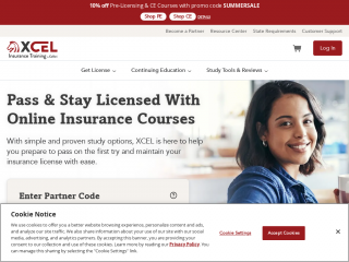 xcelsolutions.com screenshot