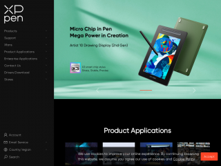 xp-pen.com screenshot