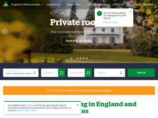 yha.org.uk screenshot