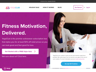 yogaclub.com screenshot