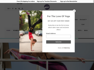 yogamasti.co.uk screenshot