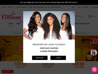 yolissahair.com screenshot