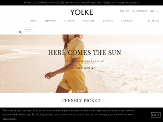 yolke.co.uk screenshot