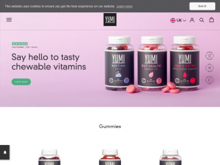 yuminutrition.com screenshot