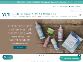 yunibeauty.com screenshot