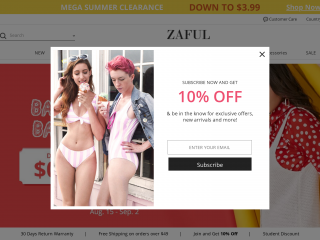 zaful.com screenshot