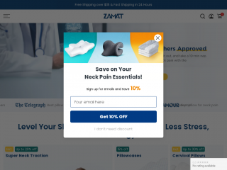 zamatsleep.com screenshot